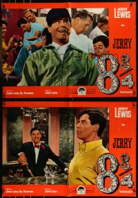 9h1139 PATSY group of 12 Italian 19x27 pbustas 1964 star & director Jerry Lewis, Ina Balin, 8 3/4!