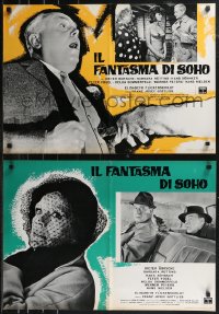 9h1248 PHANTOM OF SOHO group of 8 Italian 19x27 pbustas 1965 German horror!