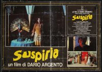9h1397 SUSPIRIA Italian 19x26 pbusta 1977 Dario Argento horror, different images of Jessica Harper!