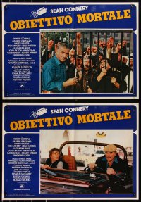 9h1335 WRONG IS RIGHT group of 6 Italian 18x26 pbustas 1982 TV reporter Sean Connery, Katharine Ross!