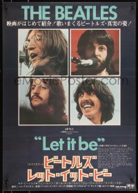 9h0091 LET IT BE Japanese 1970 Beatles, John Lennon, Paul McCartney, Ringo Starr, George Harrison!