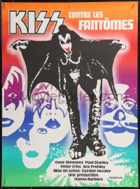 9h0011 ATTACK OF THE PHANTOMS Swiss 1978 cool image of KISS, Criss, Frehley, Simmons, Stanley!