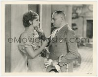 9j1206 AS YOU DESIRE ME 8x10.25 still 1932 c/u of intense Erich von Stroheim staring at Greta Garbo!