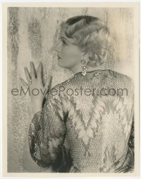 9j1210 BARGAIN 8x10.25 still 1931 Doris Kenyon in cool outfit facing away from camera by Elmer Fryer
