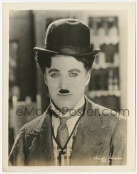9j1251 CITY LIGHTS 8.25x10 still 1931 head & shoulders portrait of Charlie Chaplin as The Tramp!