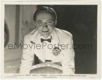 9j1274 DEATH TAKES A HOLIDAY 8.25x10 still 1934 great portrait of Fredric March as Death in white!