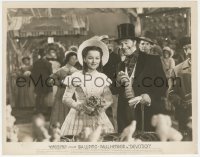 9j1275 DEVOTION 8x10.25 still 1946 pretty Olivia De Havilland holding flowers by Victor Francen!