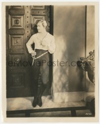 9j1280 DON JUAN 8.25x10 still 1926 John Barrymore as the famous lover standing by door!