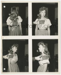 9j1291 ESCAPE ME NEVER 8.25x10 still 1945 great makeup & hairdress test shots of Ida Lupino!