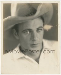 9j1308 GARY COOPER 8x10 still 1930s super young portrait with cowboy hat by Eugene Robert Richee!