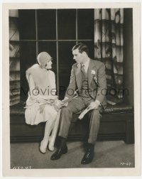 9j1313 GENTLEMEN OF THE PRESS 8x10 still 1929 news reporter Walter Huston sitting by Betty Lawford!