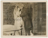 9j1326 GREED 8.25x10.25 still 1925 c/u of Zasu Pitts & Gibson Gowland on wedding night, von Stroheim