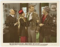 9j1175 MEET JOHN DOE color-glos 8x10 still 1941 Gary Cooper, Barbara Stanwyck, Brennan, Arnold, Capra