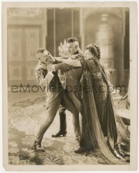 9j1401 MERRY WIDOW 8.25x10.25 still 1925 John Gilbert, Roy D'Arcy & Josephine Crowell fighting!