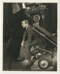 9j1407 MR. DEEDS GOES TO TOWN candid 8x10 key book still 1936 Gary Cooper frowning under camera!
