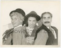 9j1417 NIGHT AT THE OPERA 8x10.25 still 1935 great posed portrait of Groucho, Chico & Harpo Marx!