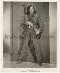 9j1429 PALEFACE 8x10 key book still 1948 posed portrait of Jane Russell narrowly escaping arrows!