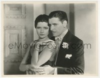 9j1439 RAFFLES 7.75x9.75 still 1930 Kay Francis is Ronald Colman's first brunette leading lady!