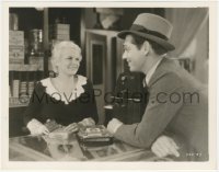 9j1467 SECRET 6 8x10.25 still 1931 sexy young Jean Harlow selling gum to suave Clark Gable!