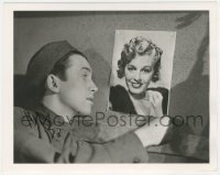 9j1476 SHOPWORN ANGEL 8x10 key book still 1938 James Stewart staring at photo of Margaret Sullavan!