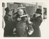 9j1481 SO LONG MR. CHUMPS 8.25x10 still 1941 Three Stooges, Moe & Larry put Curly in giant vise!