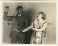 9j1485 SOMETHING ALWAYS HAPPENS 8x10 still 1928 Esther Ralston scared by Asian Sojin by Hommel!