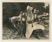 9j1487 SON OF THE SHEIK 8x10 still 1926 in a fight to the death with Arabs by Nealson Smith!