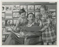 9j1489 SONG OF THE SOUTH candid 8.25x10 still 1946 Walt Disney with Bobby Driscoll & Luana Patten!