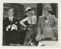 9j1492 SPEAK EASILY 8x10.25 still 1932 stone faced Buster Keaton, sexy Thelma Todd & Jimmy Durante!