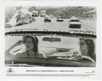 9j1504 THELMA & LOUISE 8x10 still 1991 Susan Sarandon & Geena Davis, Ridley Scott feminist classic!