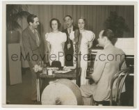 9j1509 THREE LITTLE PIGS 7.25x10 news photo 1933 Walt Disney with all 3 voice actors of the pigs!