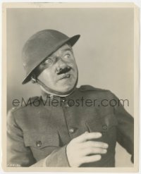9j1512 TILLIE'S PUNCTURED ROMANCE 8.25x10 still 1928 W.C. Fields as a soldier with wacky mustache!