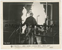 9j1543 WHITE HEAT 8.25x10 still 1949 classic scene of James Cagney on top of the world, ma!