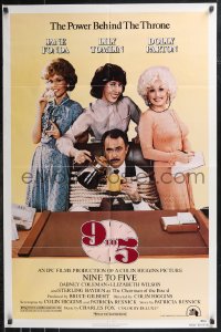 9j0069 9 TO 5 1sh 1980 Dolly Parton, Jane Fonda & Lily Tomlin w/tied up Dabney Coleman!