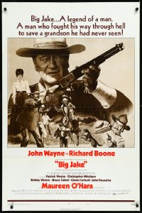 9j0114 BIG JAKE style B 1sh 1971 John Wayne fought through hell to save a grandson he had never seen!