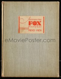 9j0056 FOX 1930-31 campaign book 1930 Humphrey Bogart, John Wayne, Muni, incredible art, very rare!