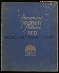 9j0061 PARAMOUNT 1937 campaign book 1936 Gary Cooper, Dietrich, W.C. Fields, Fleischer cartoons!