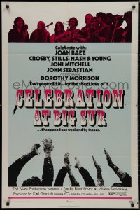 9j0140 CELEBRATION AT BIG SUR 1sh 1971 celebrate with Joan Baez, Crosby, Stills, Nash & Young!