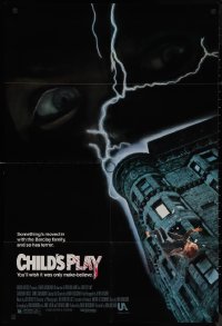 9j0141 CHILD'S PLAY 1sh 1988 something's moved in, you'll wish it was only make-believe!