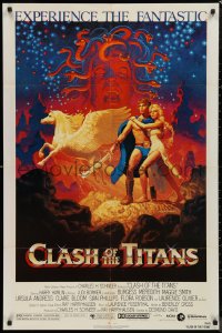 9j0149 CLASH OF THE TITANS 1sh 1981 Ray Harryhausen, fantasy art by Greg & Tim Hildebrandt!