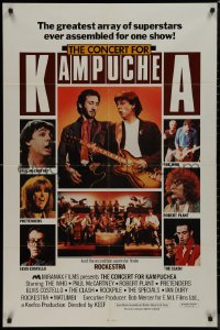 9j0158 CONCERT FOR KAMPUCHEA 1sh 1981 Paul McCartney, Elvis Costello, The Who, Robert Plant!