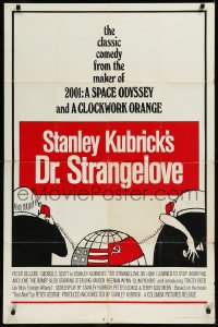 9j0189 DR. STRANGELOVE 1sh R1972 Stanley Kubrick classic, Peter Sellers, Tomi Ungerer art!