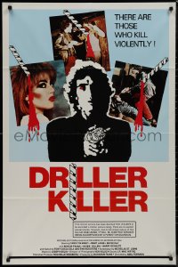 9j0194 DRILLER KILLER 1sh 1979 Abel Ferrara, he kills violently with an electric drill!