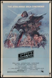 9j0200 EMPIRE STRIKES BACK style B NSS style 1sh 1980 George Lucas classic, art by Tom Jung!