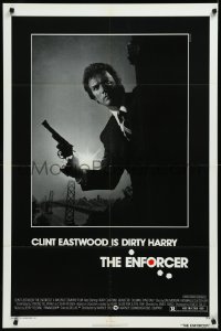 9j0203 ENFORCER 1sh 1976 classic image of Clint Eastwood as Dirty Harry holding .44 magnum!