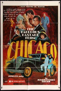 9j0215 FABULOUS BASTARD FROM CHICAGO 1sh 1969 great gangster sexploitation movie, sexy artwork!