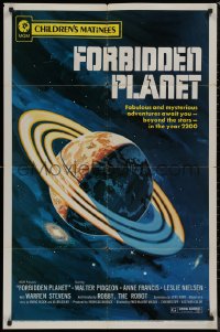 9j0232 FORBIDDEN PLANET 1sh R1972 fabulous and mysterious adventures await you in the year 2200!