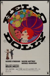 9j0272 HELLO DOLLY 1sh 1969 Barbra Streisand & Walter Matthau by Richard Amsel, Roadshow!
