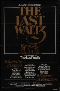 9j0320 LAST WALTZ 1sh 1978 Martin Scorsese, it started as a rock concert & became a celebration!