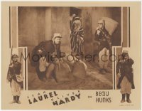 9j0652 BEAU HUNKS LC 1931 angry Arab man yelling at Laurel & Hardy, ultra rare first release!